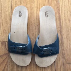 Dr Scholl’s Original Collection navy leather 8M